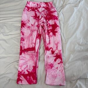 Balance Athletica OG Pink Tie-Dye Leggings Size S